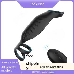 Toys Men's Delay Blocking Ring (Option: Remote Control)